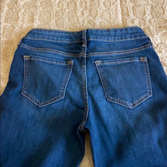 Old Navy mid rise skinny jeans with zipper - Picture 4 of 5